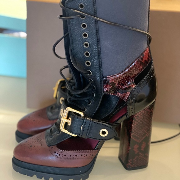 Burberry Lace-Up Boots - Picture 2 of 4